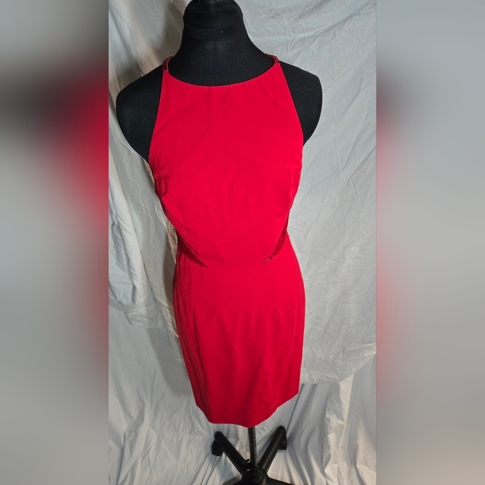 Elegant Red Women's Dress